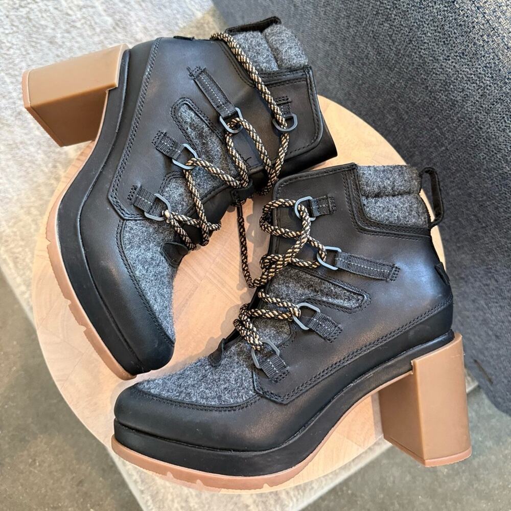 Sorel Blake Lace-Up Leather & Felt Hiking Boots Size 9 - Picture 7 of 7